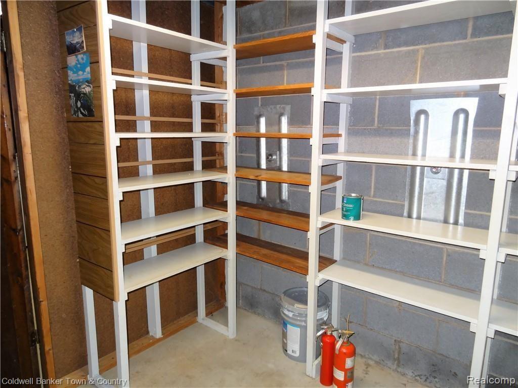4651 Maybee Road Clarkston, MI 48348 - Photo 25 of 45 Alternate view - storage shelving.