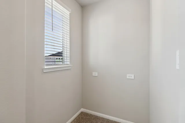 a small space with a window