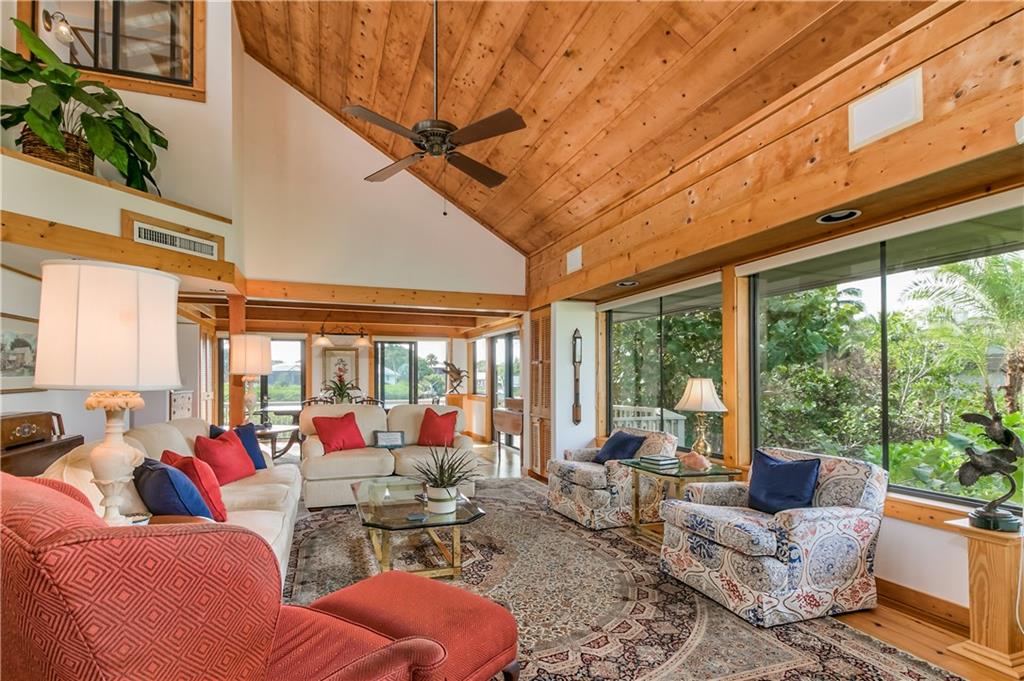 23 Simara Street Stuart, FL 34996 - Photo 5 of 37 Living area with soaring ceilings