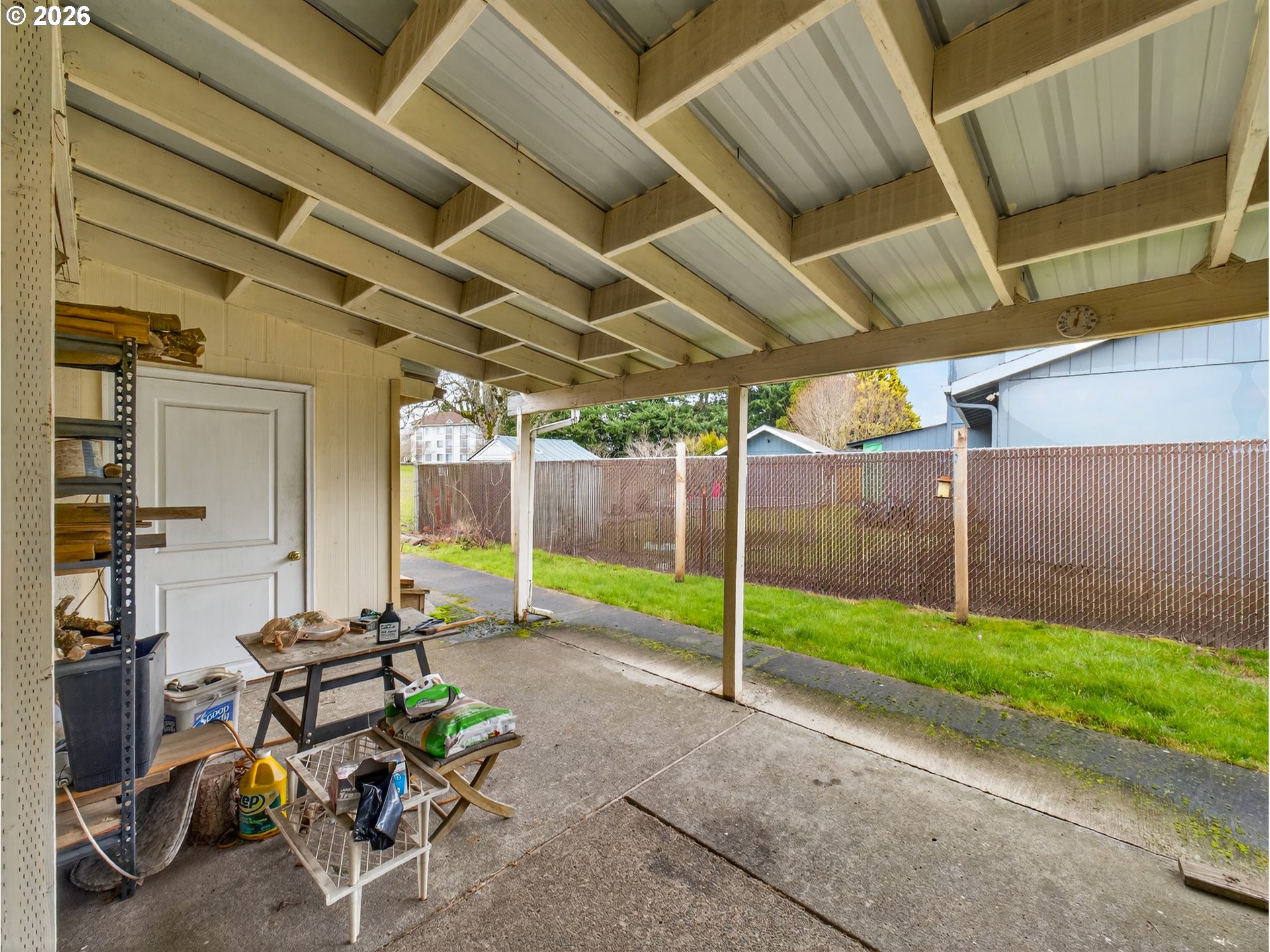 3025 Northeast 29th Street Gresham, OR 97030 - Photo 23 of 33 a view of a backyard with table and chairs