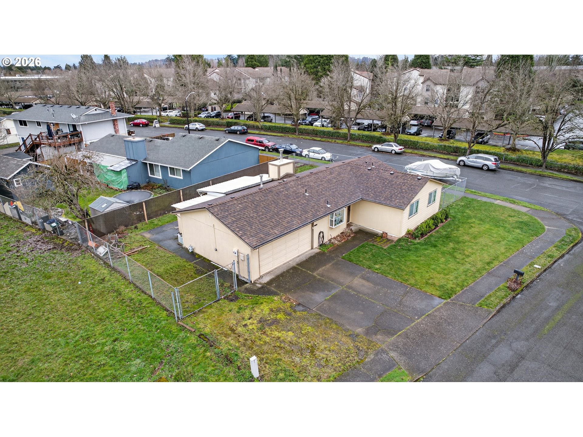 3025 Northeast 29th Street Gresham, OR 97030 - Photo 27 of 33 a aerial view of a house with a garden