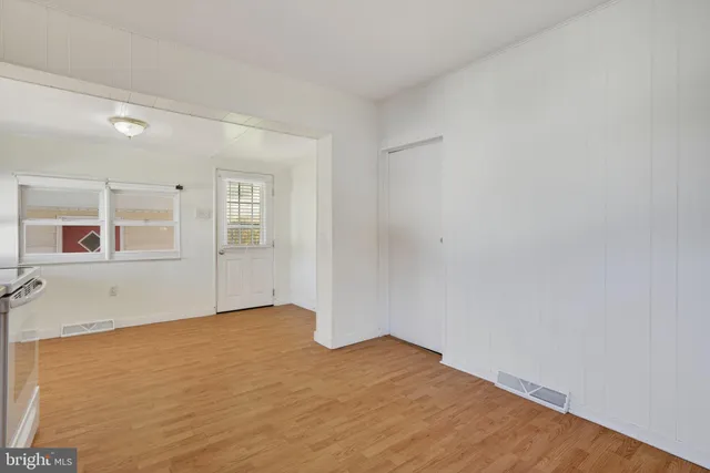 a view of an empty room