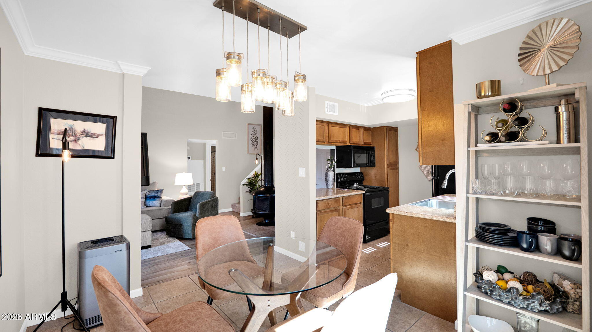 3500 North Hayden Road, Unit 1708 Scottsdale, AZ 85251 - Photo 18 of 25 a dining room with furniture and chandelier