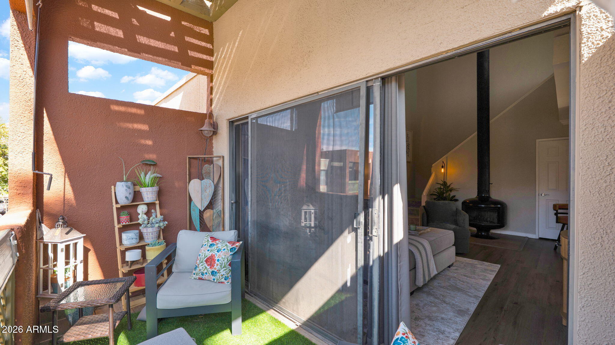 3500 North Hayden Road, Unit 1708 Scottsdale, AZ 85251 - Photo 22 of 25 a balcony view with a couch