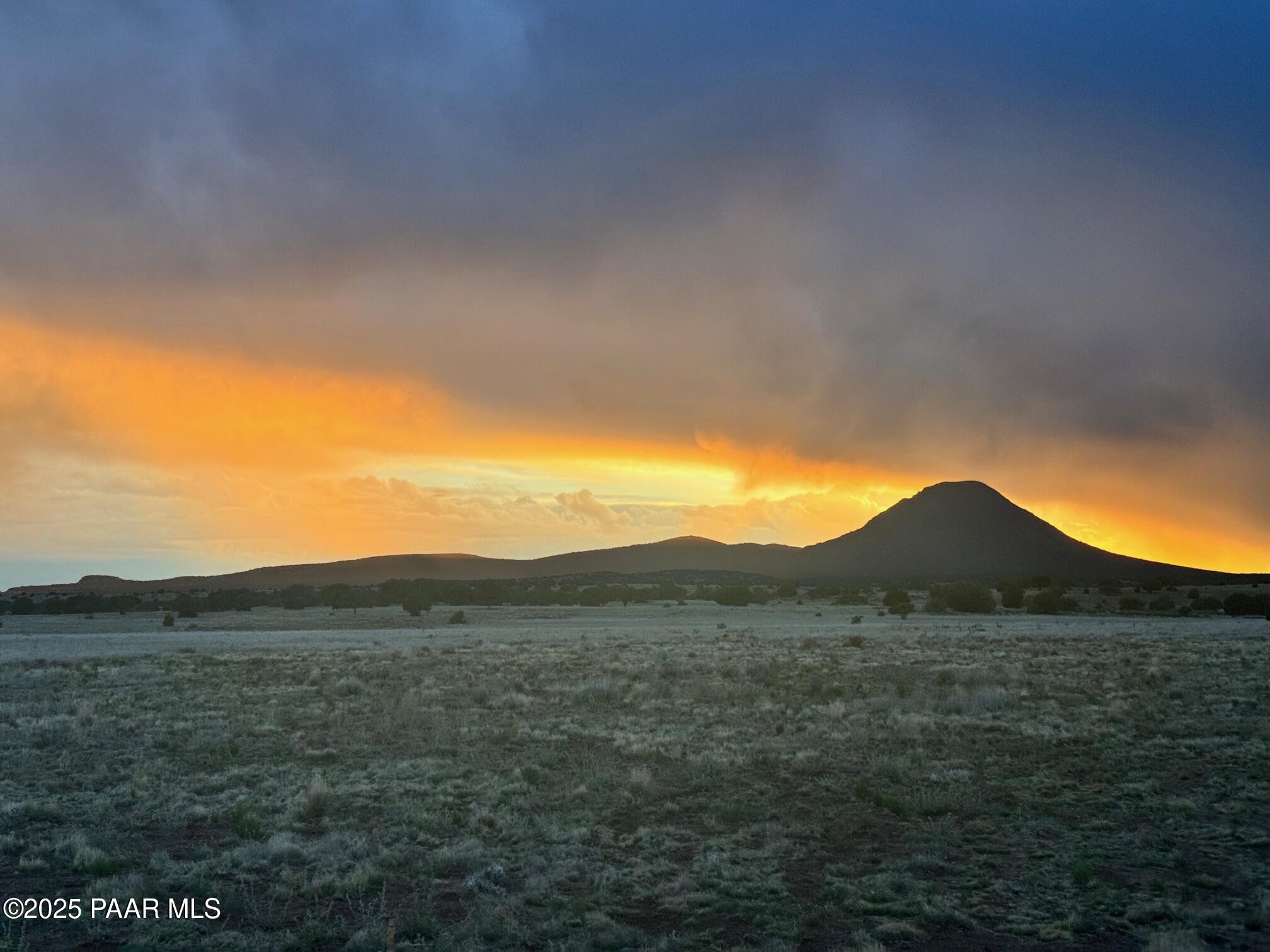 0 Triple H Ranch Road Ash Fork, AZ 86320 - Photo 36 of 46 a view of a mountain range with trees in the background