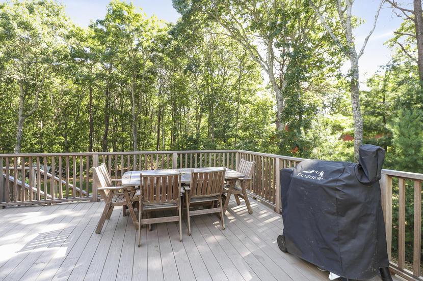 2 Samoset Road Mashpee, MA 02649 - Photo 29 of 41 a view of a deck with furniture and wooden floor