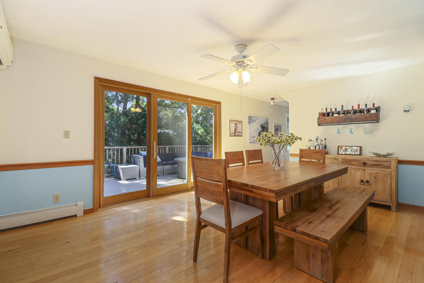 2 Samoset Road Mashpee, MA 02649 - Photo 10 of 41 a view of a dining room with furniture window and wooden floor