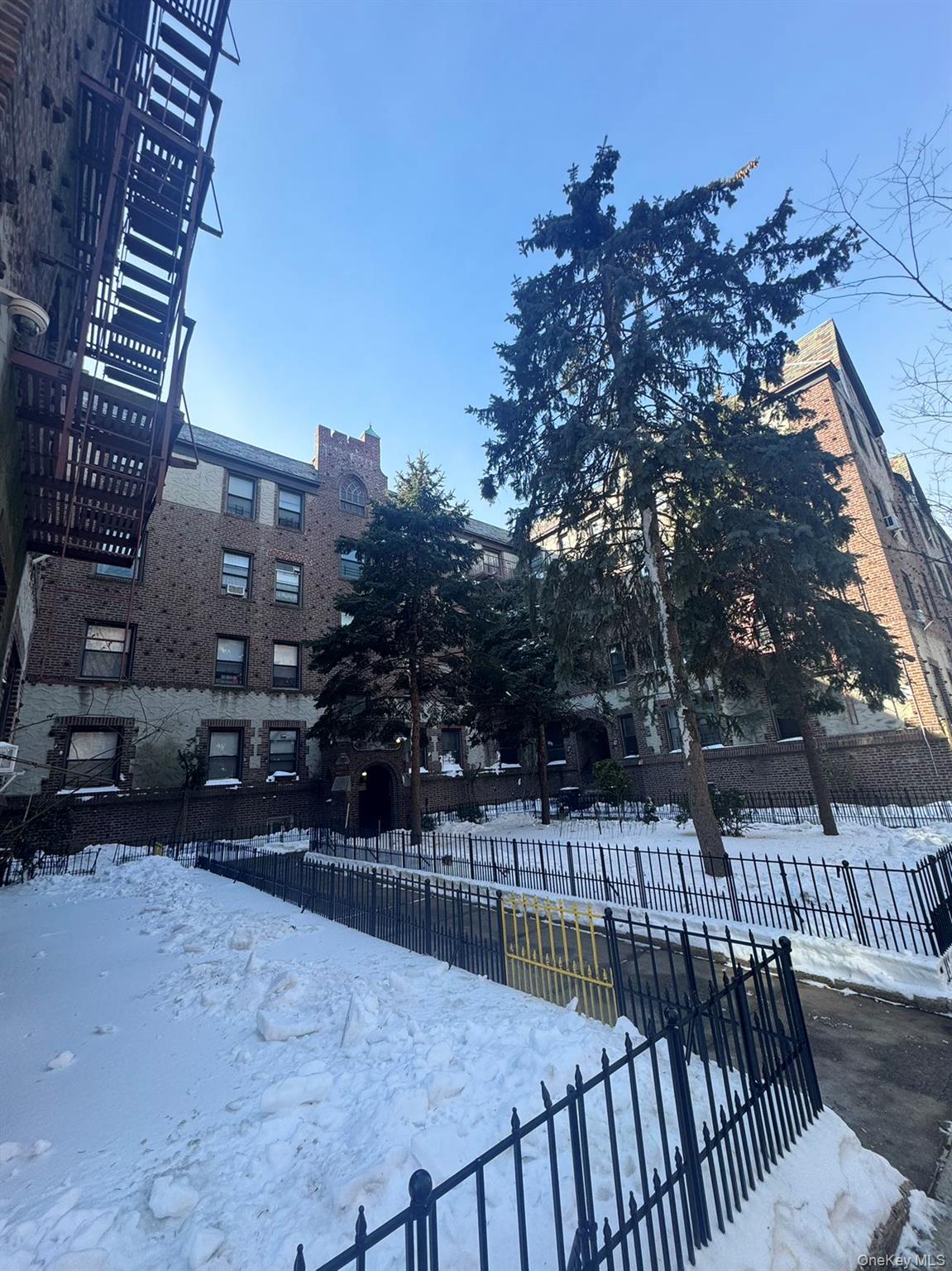 a view of balcony with wooden floor
