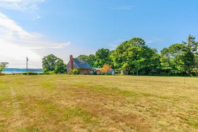 a view of an ocean and beach