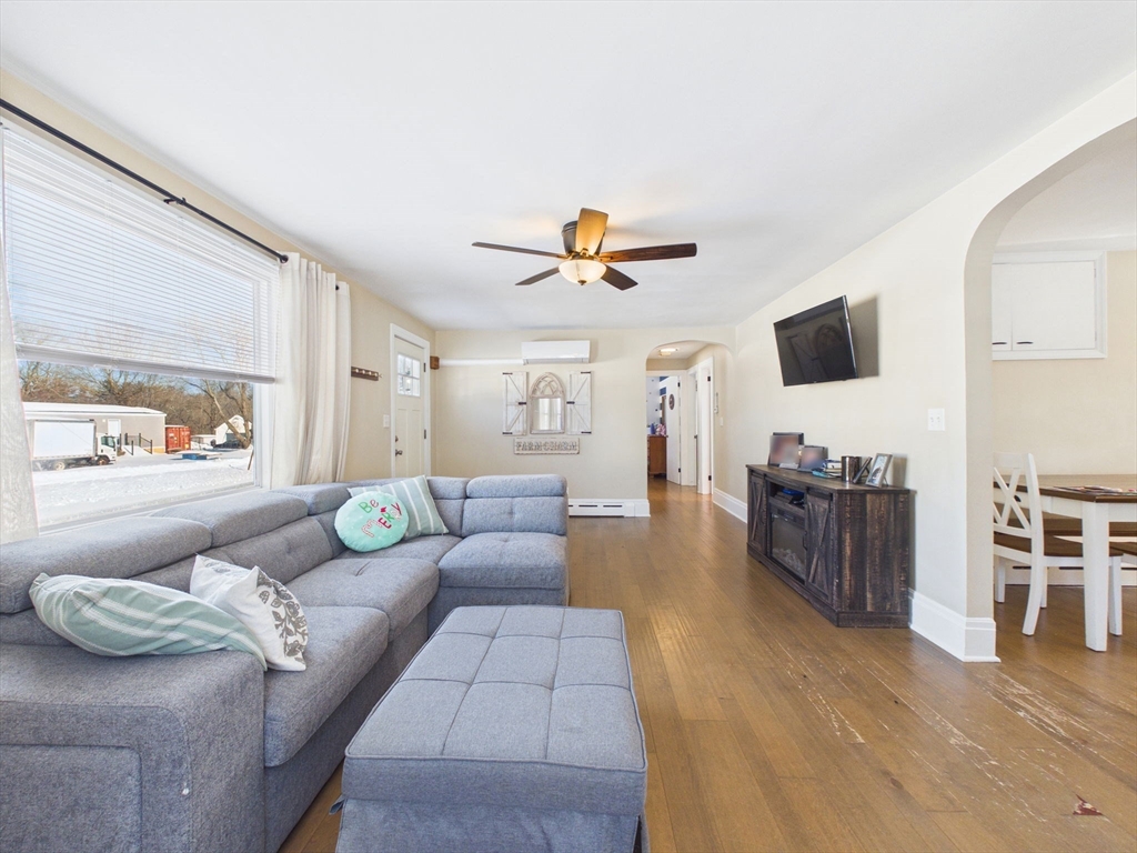 112 Lawson Avenue Acushnet, MA 02743 - Photo 12 of 28 a living room with furniture and a flat screen tv