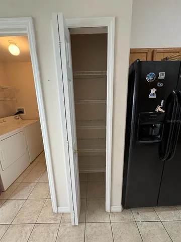 a room with storage and utility