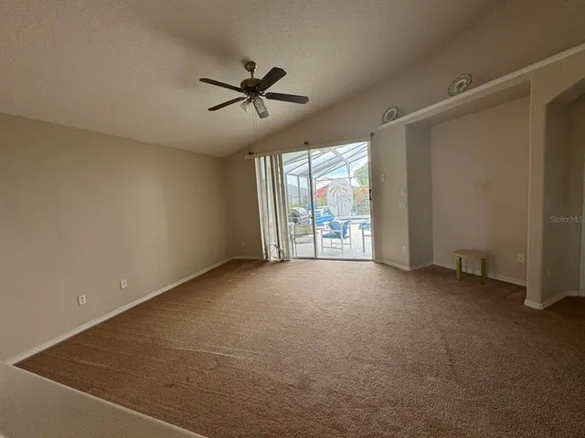 a large kitchen with a cabinets