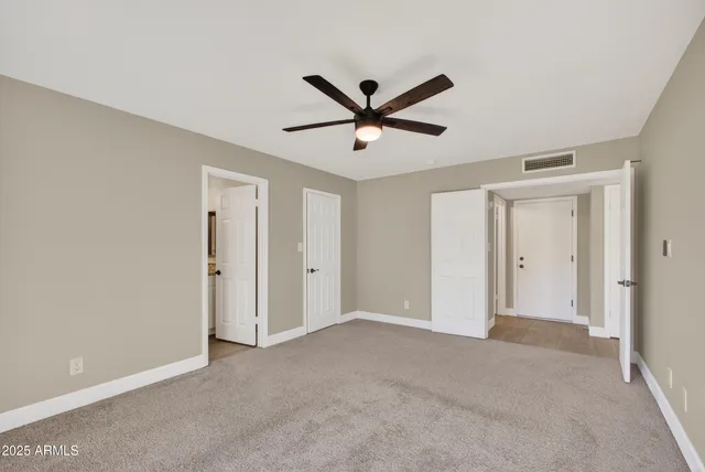 a view of an empty room