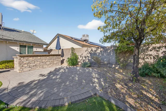 a view of a kitchen with electric appliances