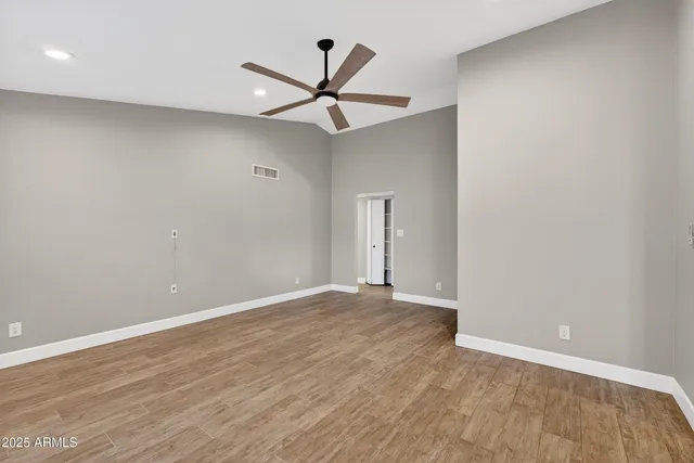 wooden floor in an empty room