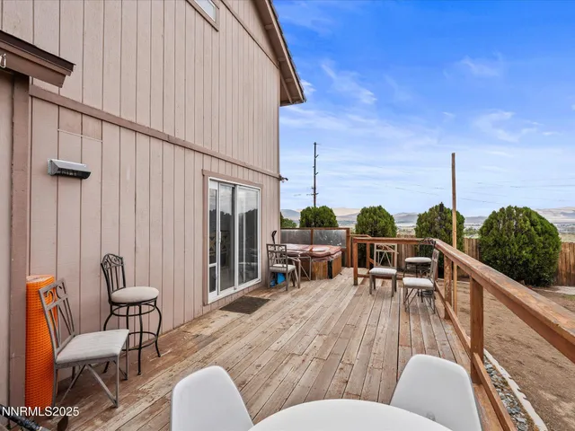 a outdoor living space with furniture