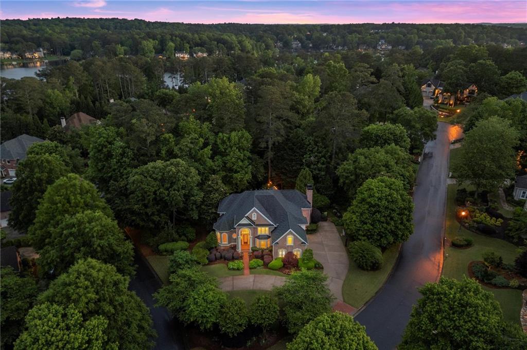 1200 Bay Pointe Terrace Alpharetta, GA 30005 - Photo 3 of 56 an aerial view of a house with mountain view