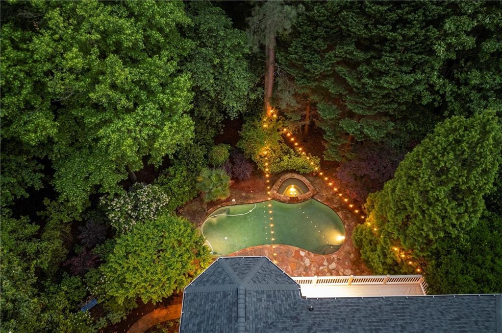 1200 Bay Pointe Terrace Alpharetta, GA 30005 - Photo 4 of 56 an aerial view of a house