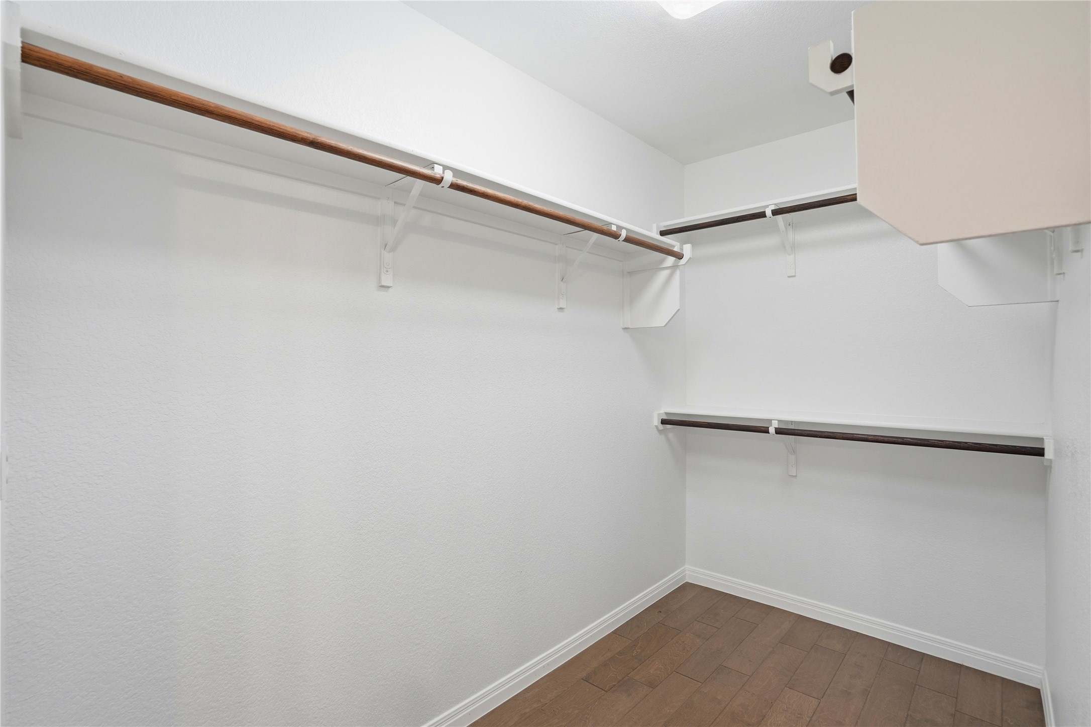821 Hamilton Lane Georgetown, TX 78633 - Photo 16 of 38 Primary walk-in closet offers plenty of room and shelves for shoes behind the door