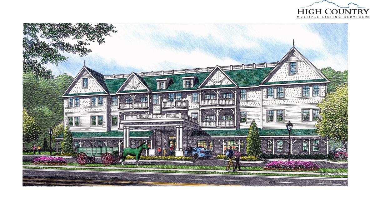 The Raynor Condos, Unit 2D Blowing Rock, NC 28605 - Photo 22 of 22 a front view of residential houses and street