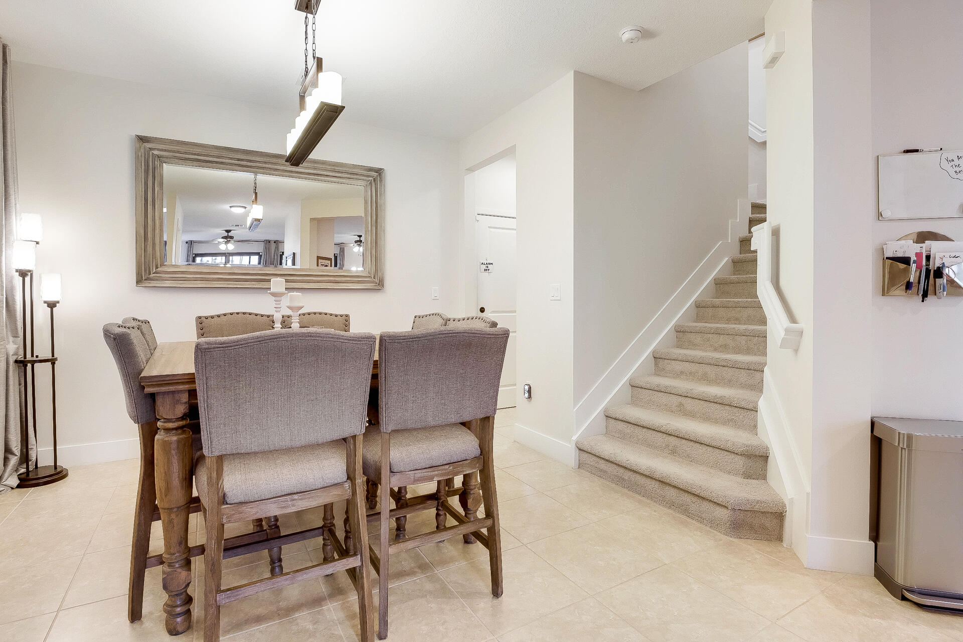 6016 Pine Tree Way Riviera Beach, FL 33410 - Photo 13 of 45 Dining Room/stairs to 2nd level