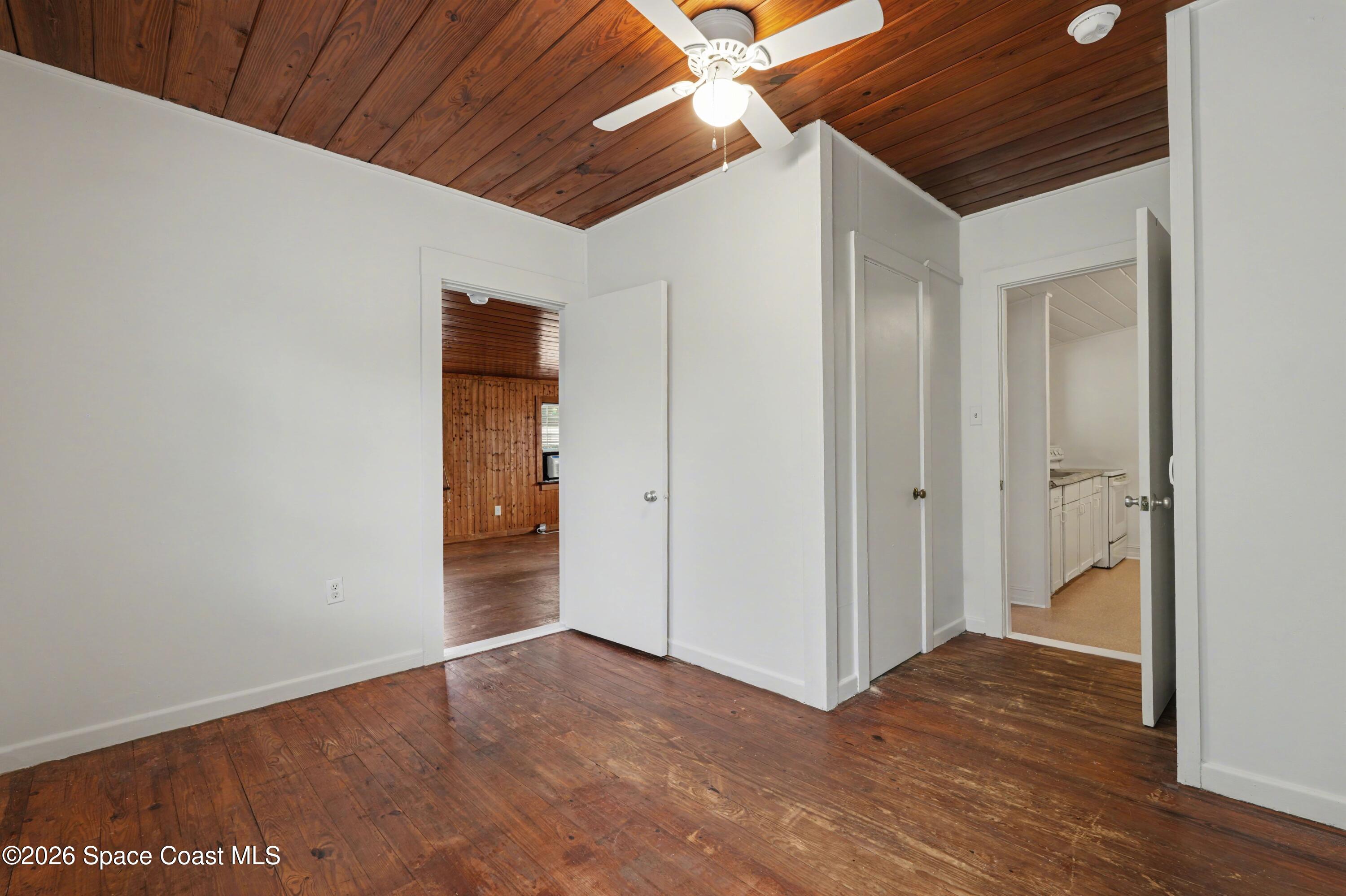1708 Pine Street, Unit 2 Melbourne, FL 32901 - Photo 9 of 21 a view of hallway with wooden floor