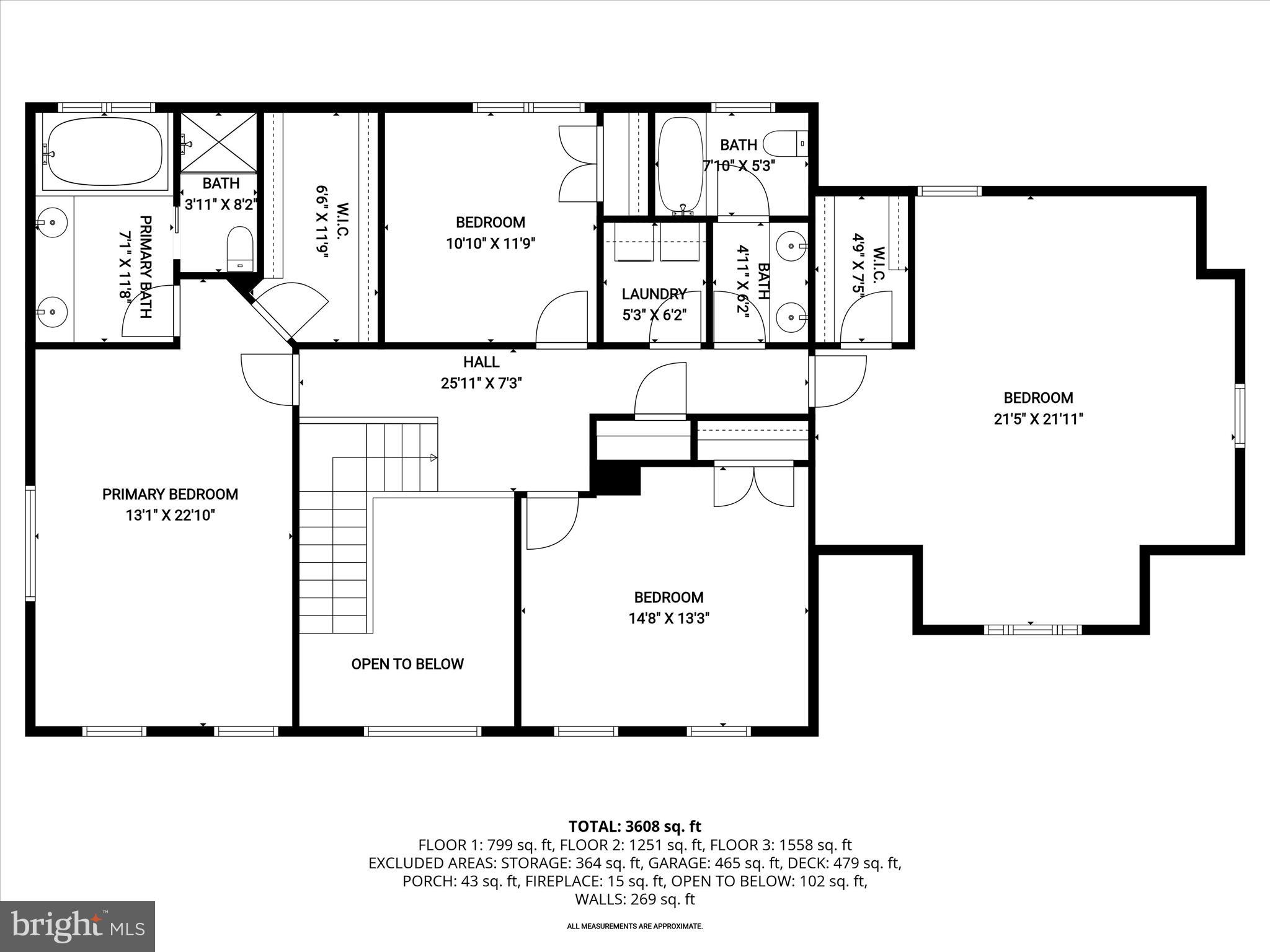 37009 Philomont Road Purcellville, VA 20132 - Photo 68 of 69 3rd_floor_37009_philomont_road_purcellville_with_d