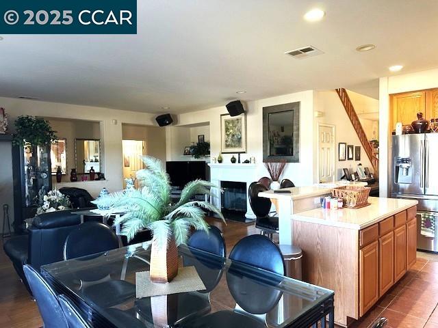 584 Silver Maple Drive Hercules, CA 94547 - Photo 9 of 19 a living room with furniture kitchen view and a large window