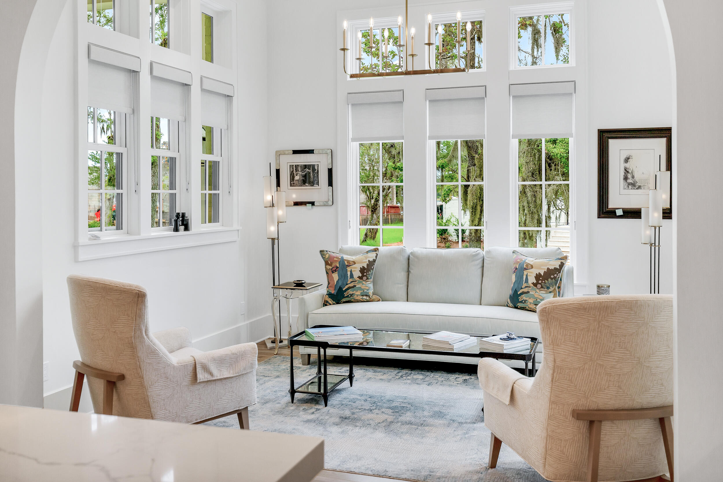 24 Bennett Santa Rosa Beach, FL 32459 - Photo 25 of 74 a living room with furniture and a large window