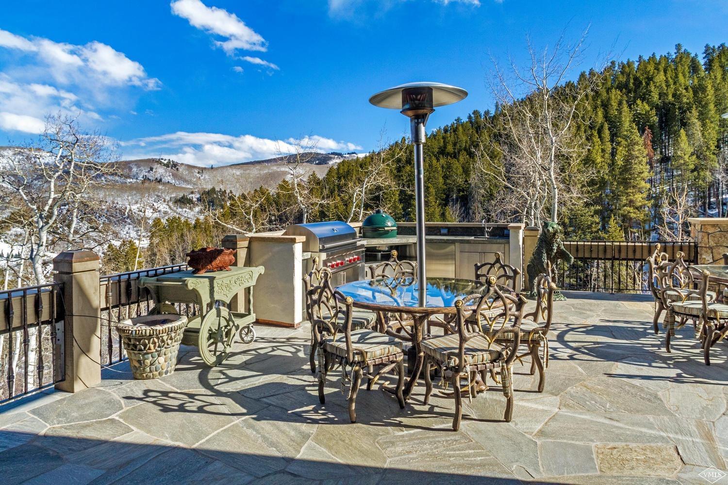 22 Strawberry Park Road Beaver Creek, CO 81620 - Photo 21 of 25 a view of a chairs and table in patio