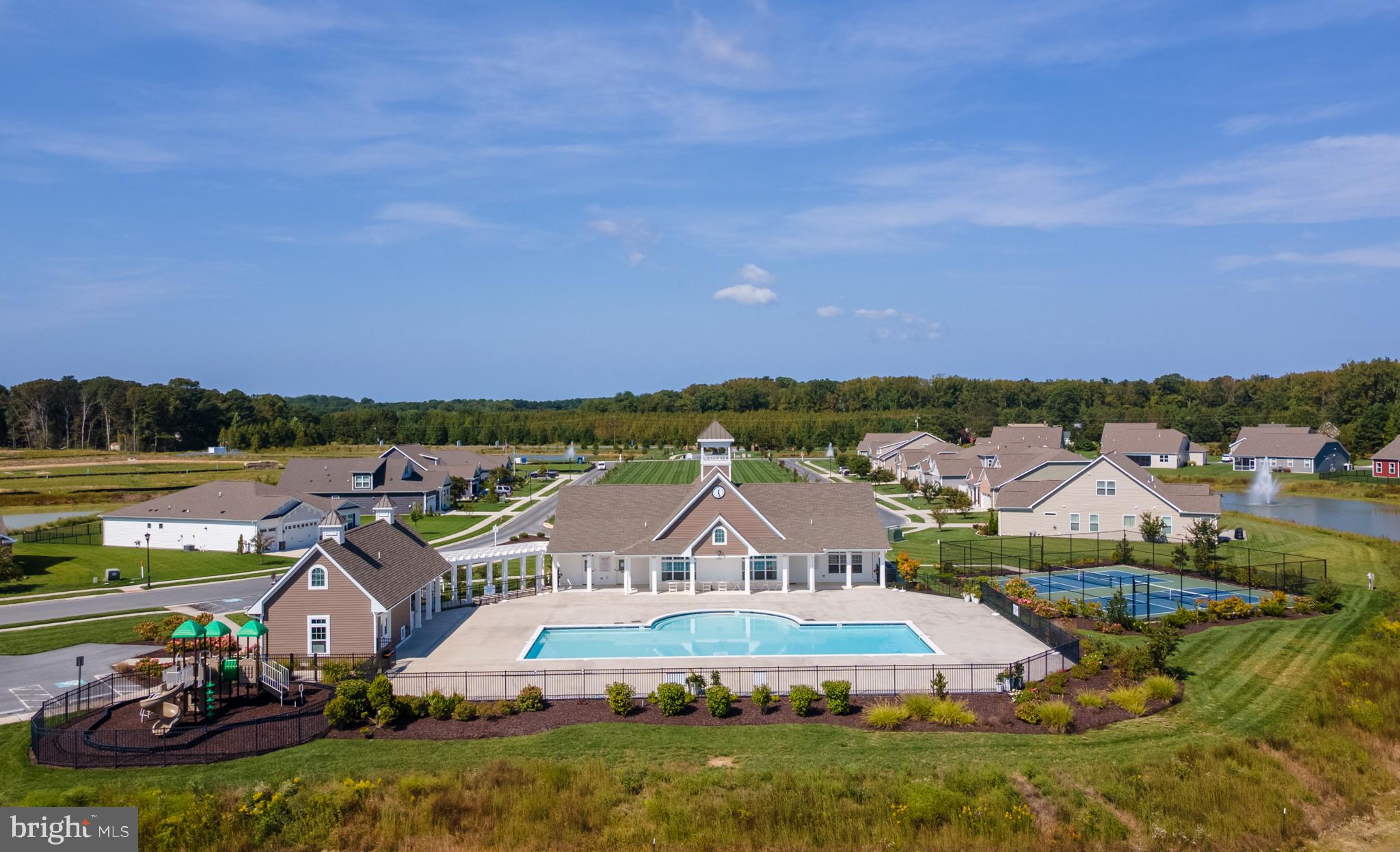 15352 Crape Myrtle Road Milton, DE 19968 - Photo 36 of 41 Aerial view of outside pool/clubhouse