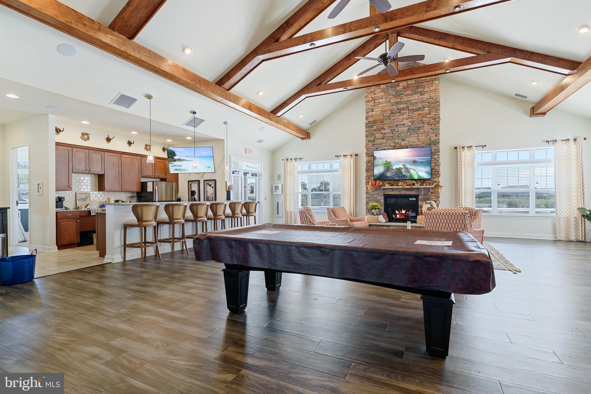 15352 Crape Myrtle Road Milton, DE 19968 - Photo 40 of 41 Resort style clubhouse w/pool table/kitchen