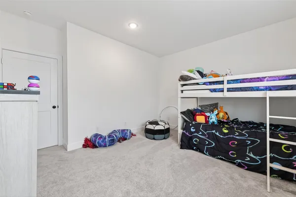 a view of a room with toys