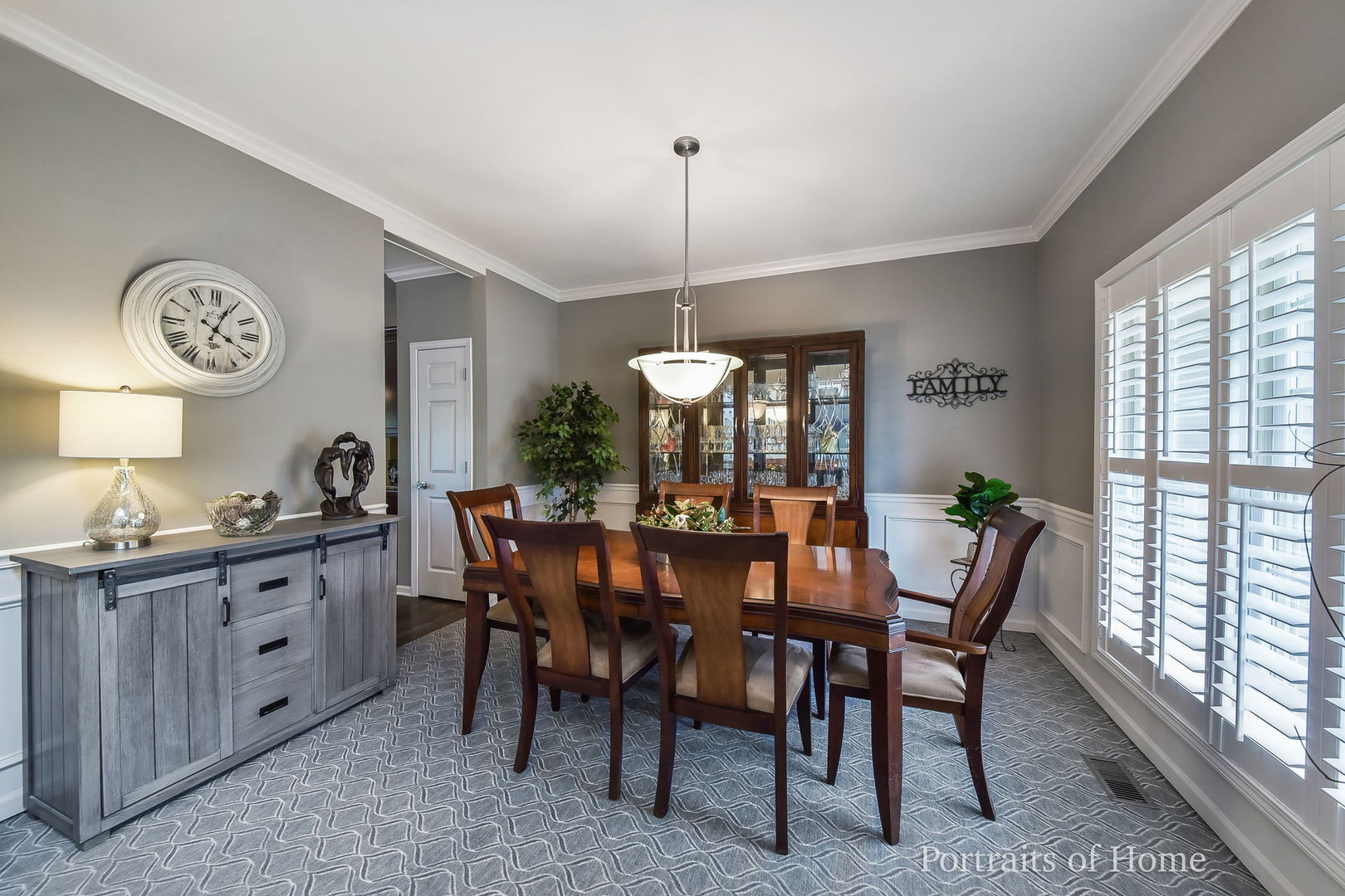 39W143 Bartelt Road Geneva, IL 60134 - Photo 6 of 21 a view of a dining room and livingroom with furniture window wooden floor