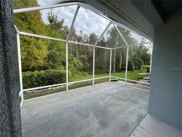 a view of outdoor space with balcony