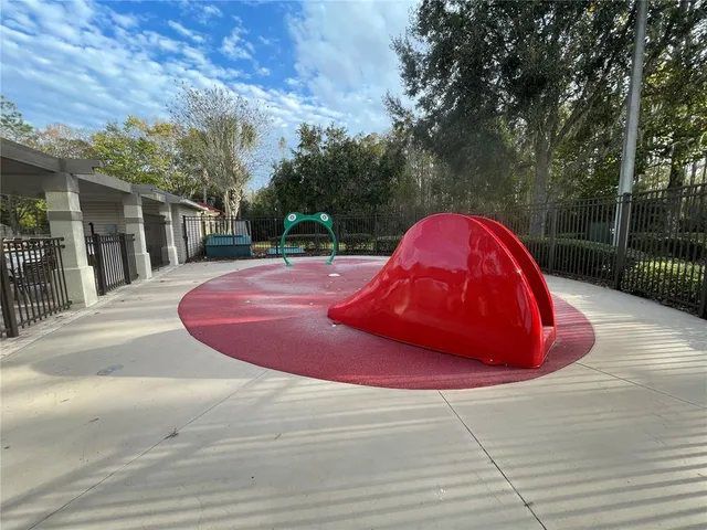 a outdoor space with chairs