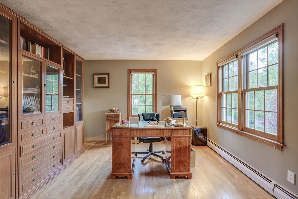 1 Radcliffe Circle Bedford, MA 01730 - Photo 16 of 42 a workspace with furniture window and wooden floor