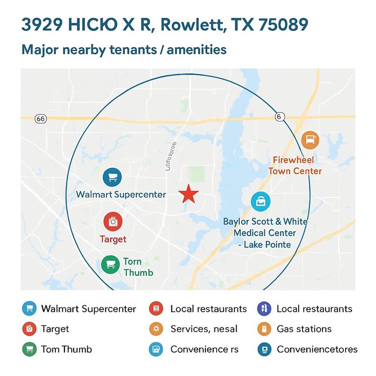 3929 Hickox Road Rowlett, TX 75089 - Photo 39 of 39 Nearby Amenities