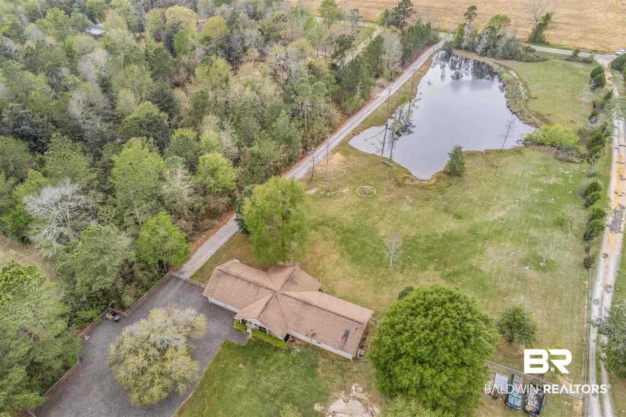 34760 Pine Road South Stapleton, AL 36578 - Photo 28 of 28 3.6 Acres Aerial View