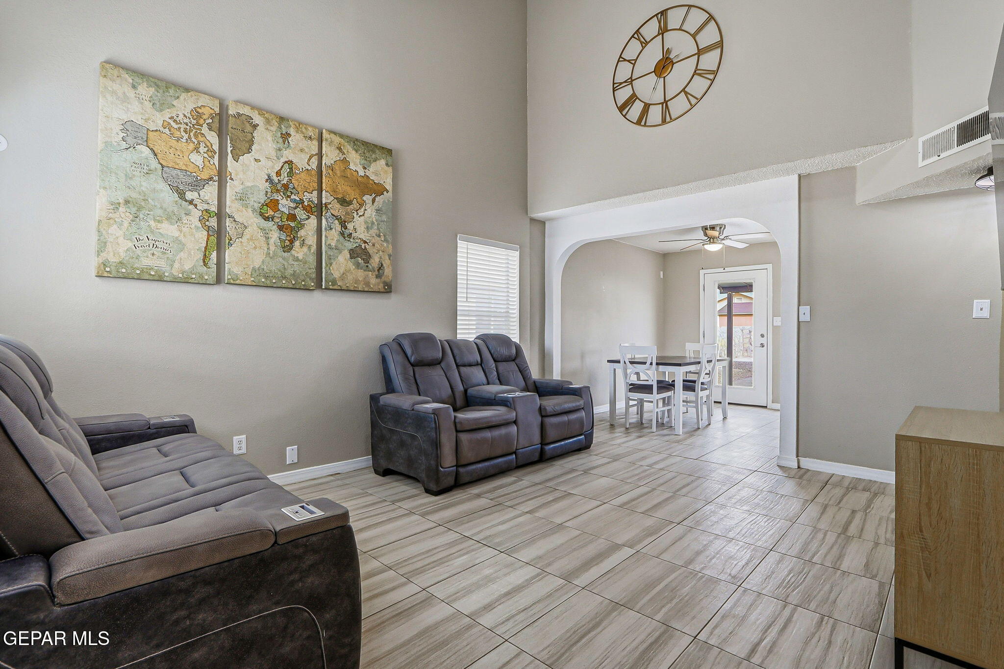 3424 Tierra Cromo Road El Paso, TX 79938 - Photo 4 of 27 a living room with furniture and wooden floor
