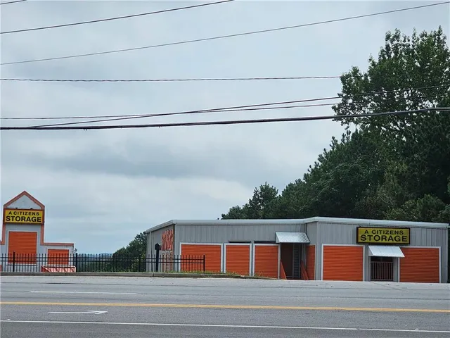 a view of street from a balcony