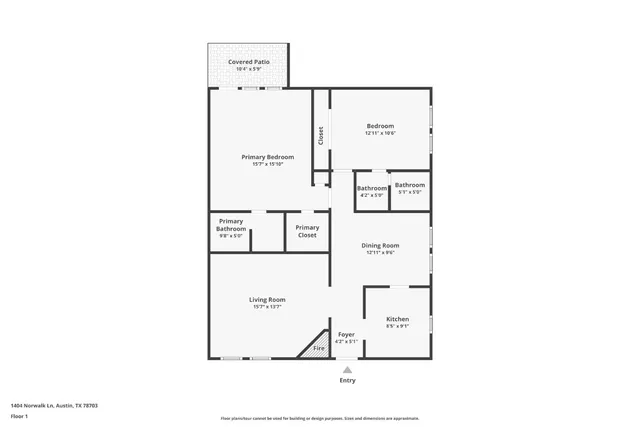 $1,745 | 1404 Norwalk Lane, Unit 103, Austin, TX 78703