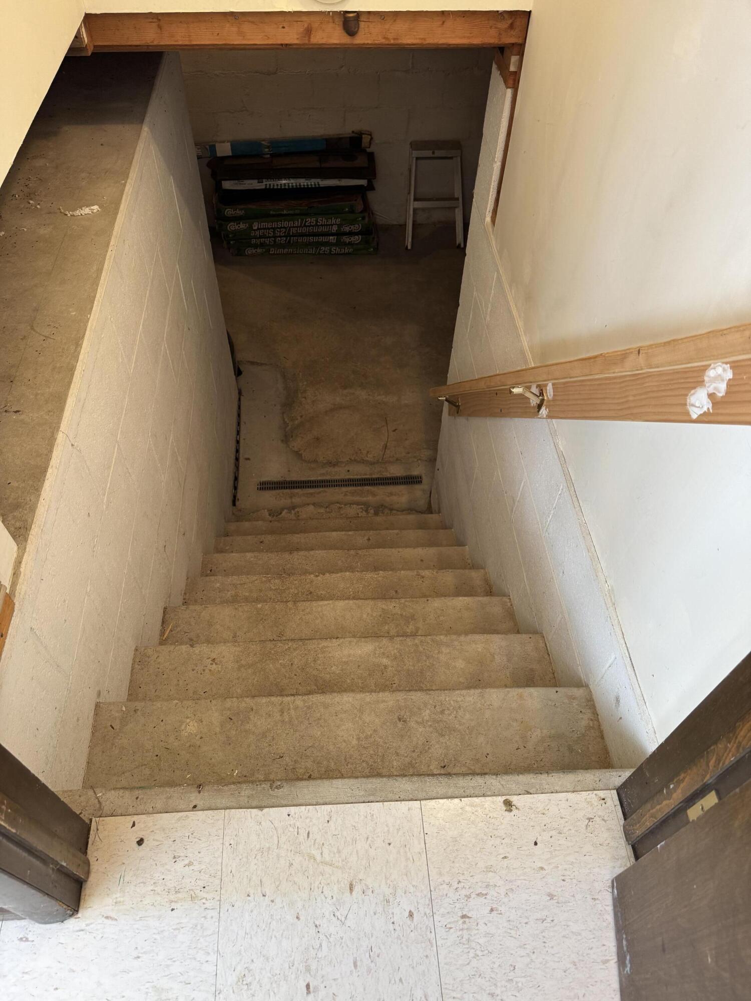 220 East Preuss Road Manistee, MI 49660 - Photo 20 of 28 Basement Stairs