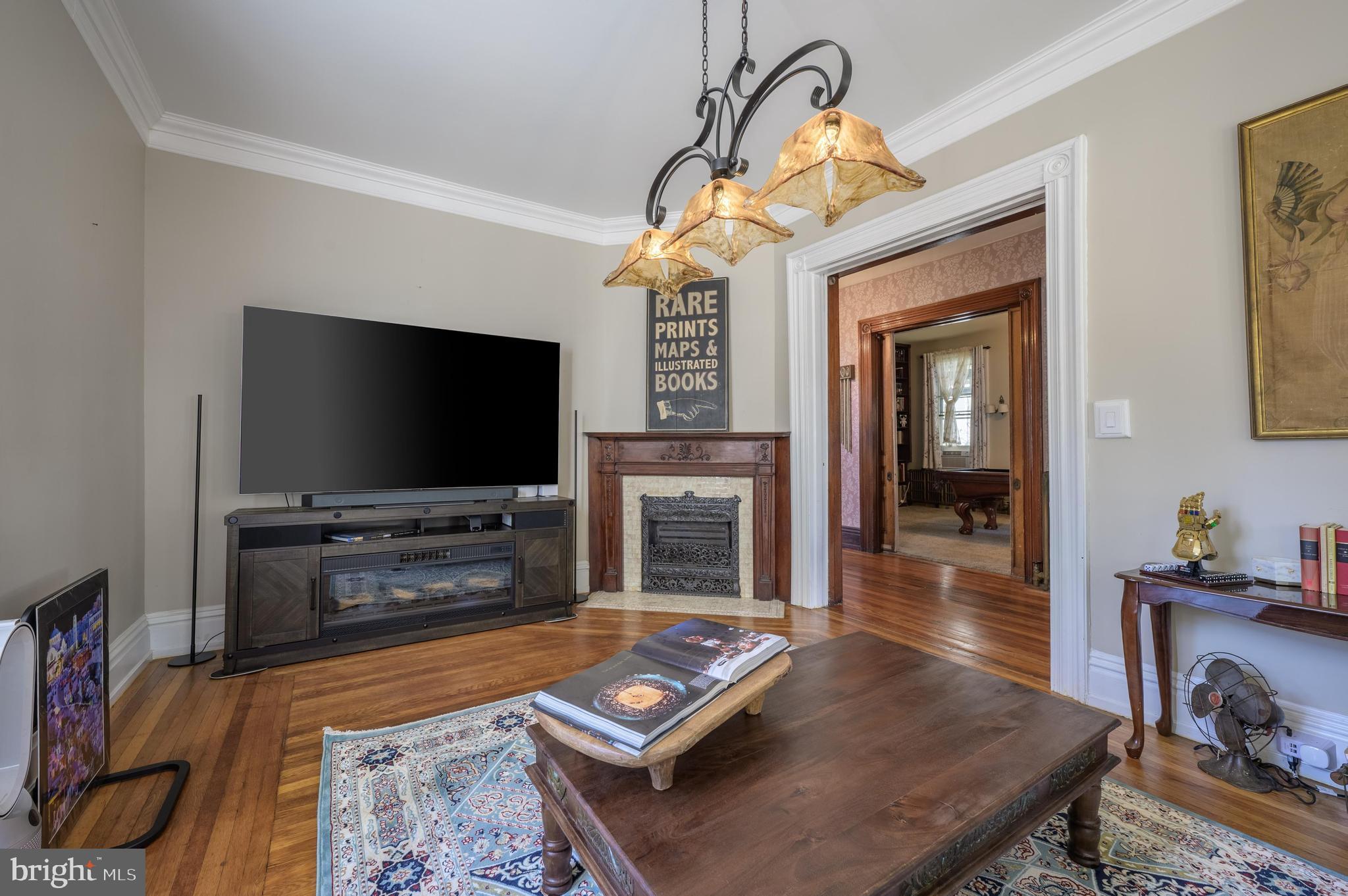 48 Broad Street Mount Holly, NJ 08060 - Photo 13 of 63 Fireplace with stunning features!