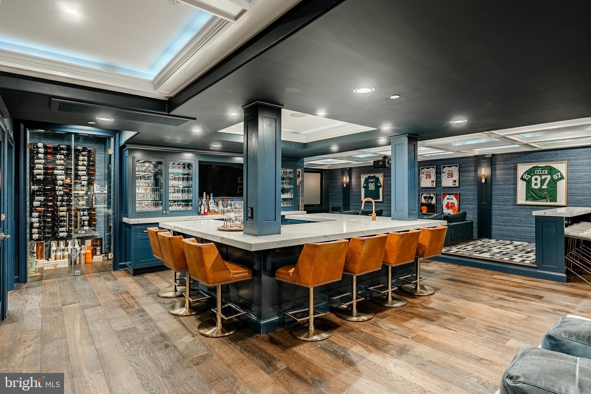 1053 Whitegate Road Wayne, PA 19087 - Photo 30 of 51 Lower Level Bar