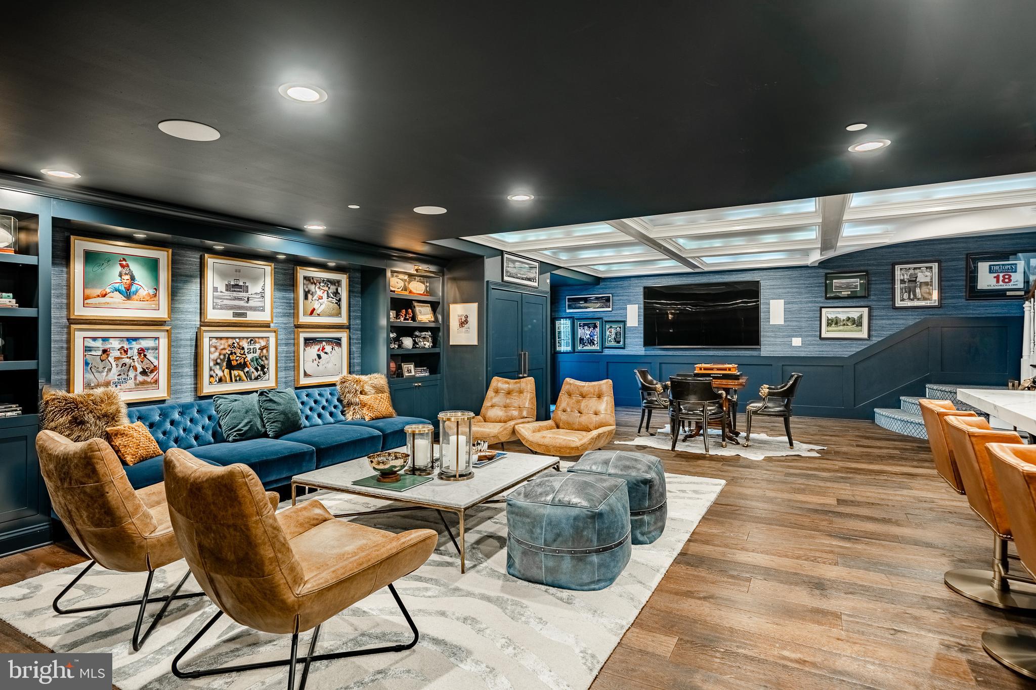 1053 Whitegate Road Wayne, PA 19087 - Photo 33 of 51 Lower Level Recreation Room