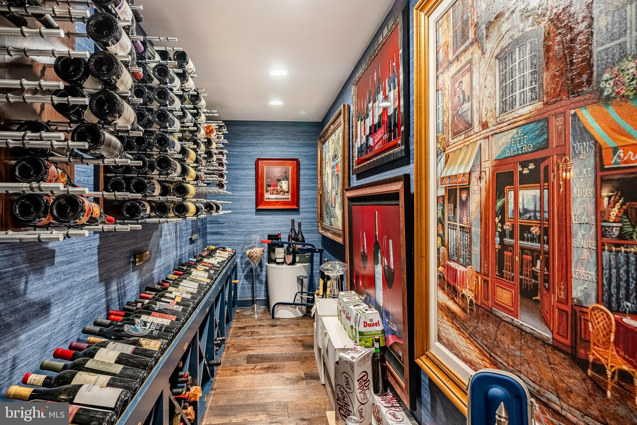 1053 Whitegate Road Wayne, PA 19087 - Photo 36 of 51 Lower Level Temperature Control Wine Cellar