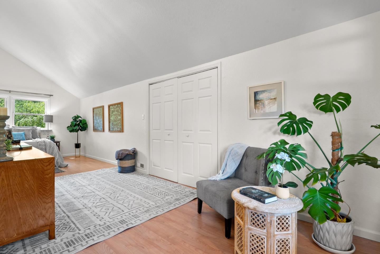 280 Main Street Ben Lomond, CA 95005 - Photo 28 of 47 a living room with furniture and a potted plant