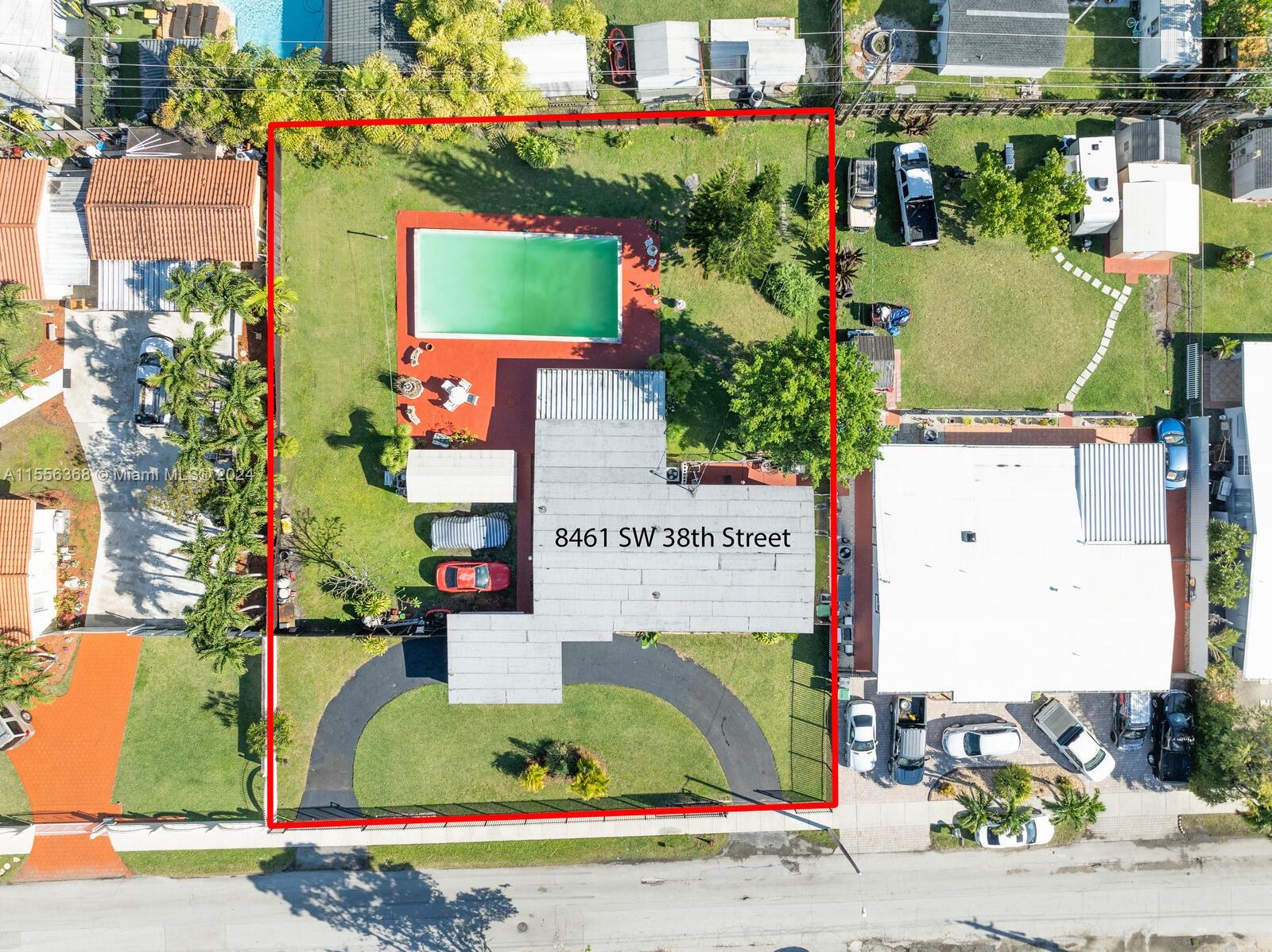 8461 Southwest 38th Street Miami, FL 33155 - Photo 23 of 27 an aerial view of a city