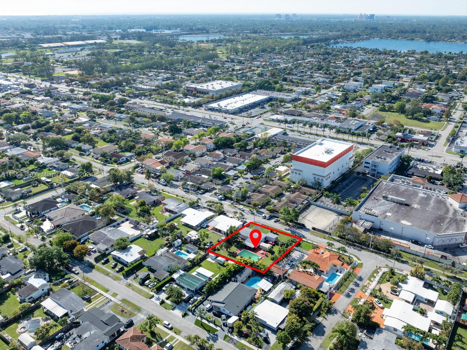 8461 Southwest 38th Street Miami, FL 33155 - Photo 25 of 27 an aerial view of multiple house